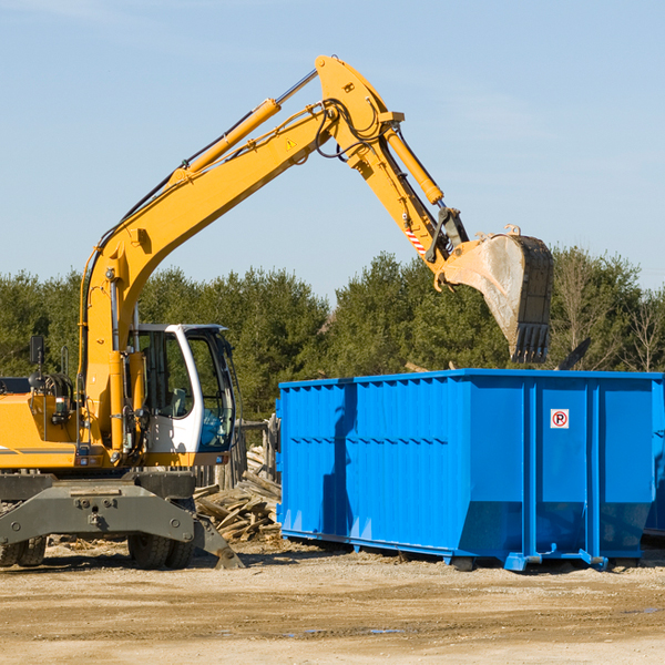 are there any restrictions on where a residential dumpster can be placed in Penton AL